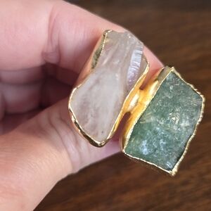 BohoGal Adjustable Quartz Ring